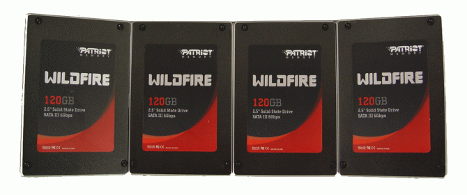 Patriot Wildfire (SandForce SF-2281) 4x SSD RAID Report