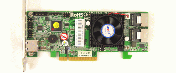 Areca ARC-1882i PCIe 3.0 RAID Controller Review