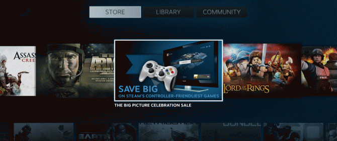 Steam's Big Picture - Gaming goes to the Big Screen TV