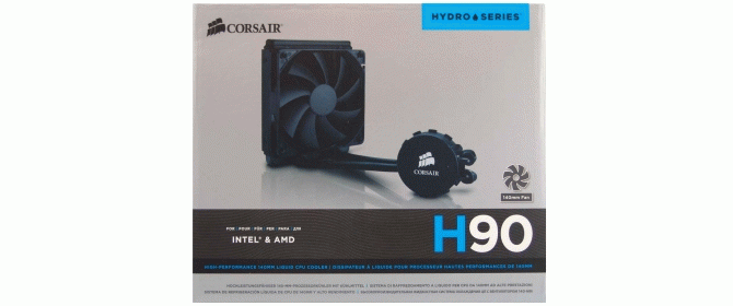 Corsair Hydro Series H90 AIO CPU Cooler Review