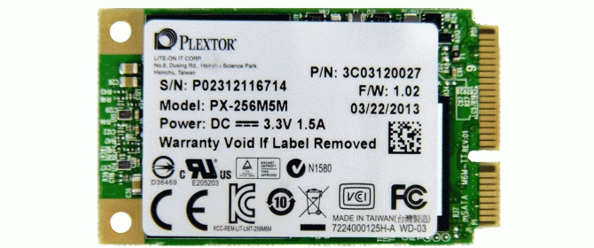 Plextor PX-M5M mSATA 256GB SSD Review