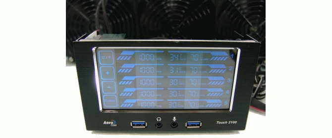 Aerocool Touch-2100 Fan Controller Review