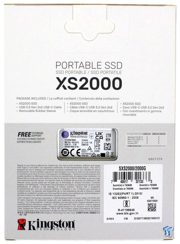 Kingston XS2000 2TB Portable SSD