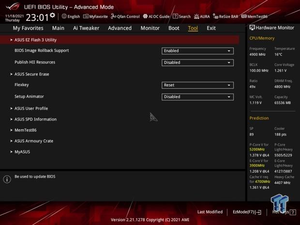 Open Gallery ASUS ROG Strix Z690-I Gaming WIFI Motherboard Review 25