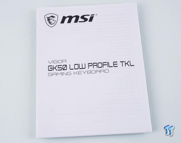 MSI Vigor GK50 Low Profile TKL