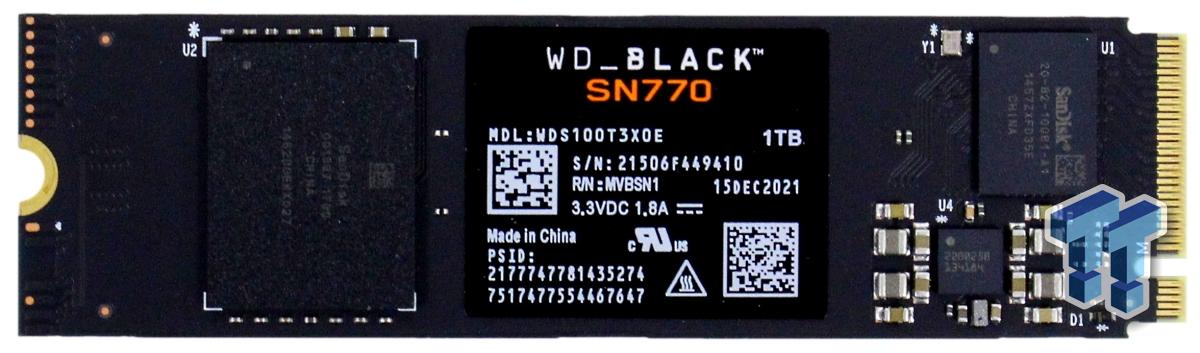 WD Black SN770 1TB SSD Review