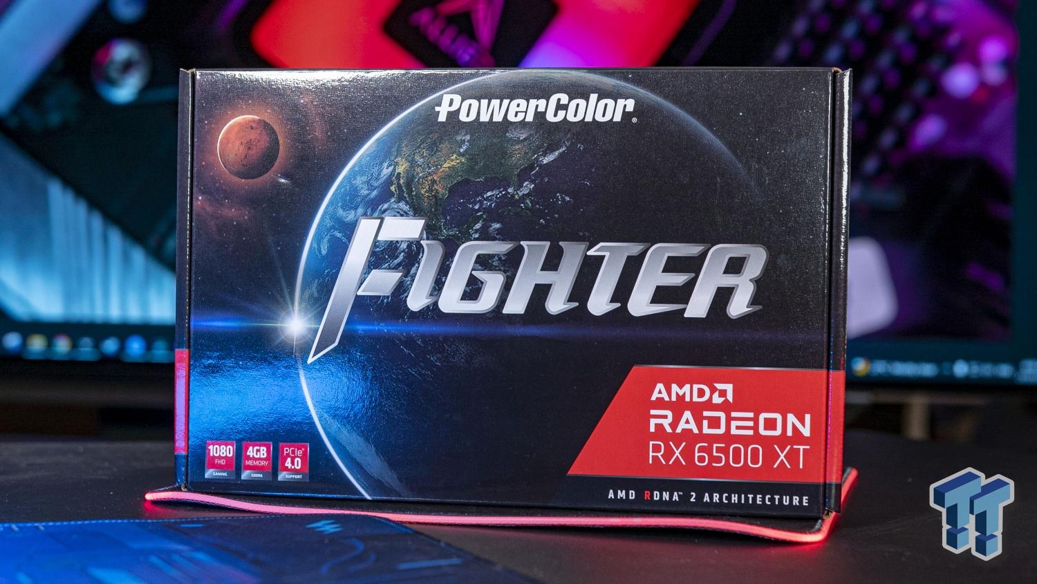 PowerColor Radeon RX 6600 Fighter - 8GB GDDR6 RAM - Grafikkort