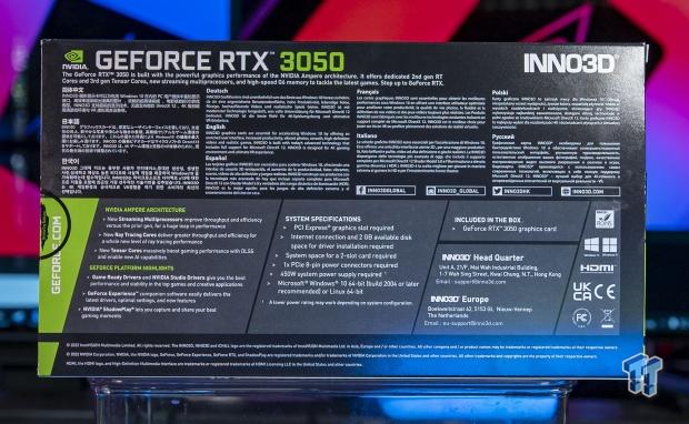Inno3D GeForce RTX 3050 TWIN X2 OC 8GB Review