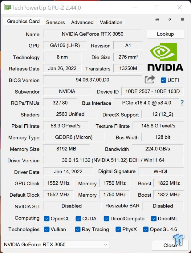 Inno3D GeForce RTX 3050 TWIN X2 OC 8GB Review 901 Inno3D GeForce RTX 3050 TWIN X2 OC 8GB Review 901