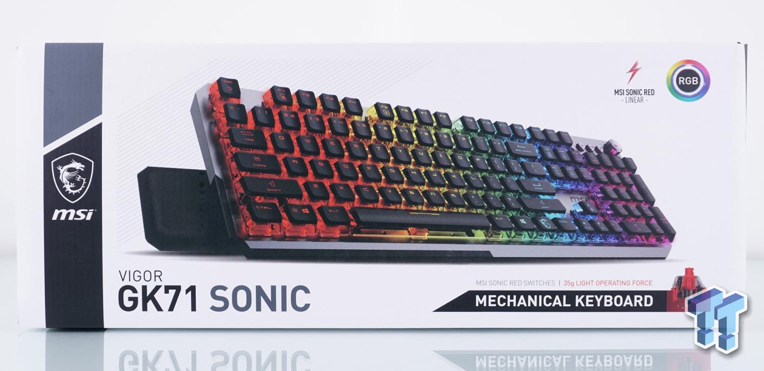 Test/review : nouveau clavier gaming MSI Vigor GK71 Sonic