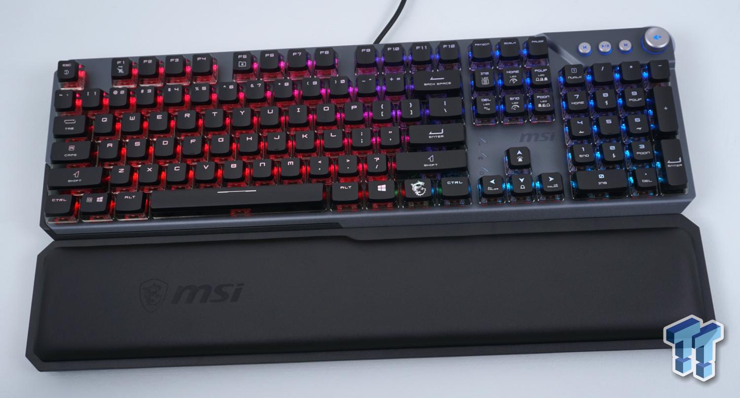 MSI GK71 Sonic Mechanical Keyboard Review