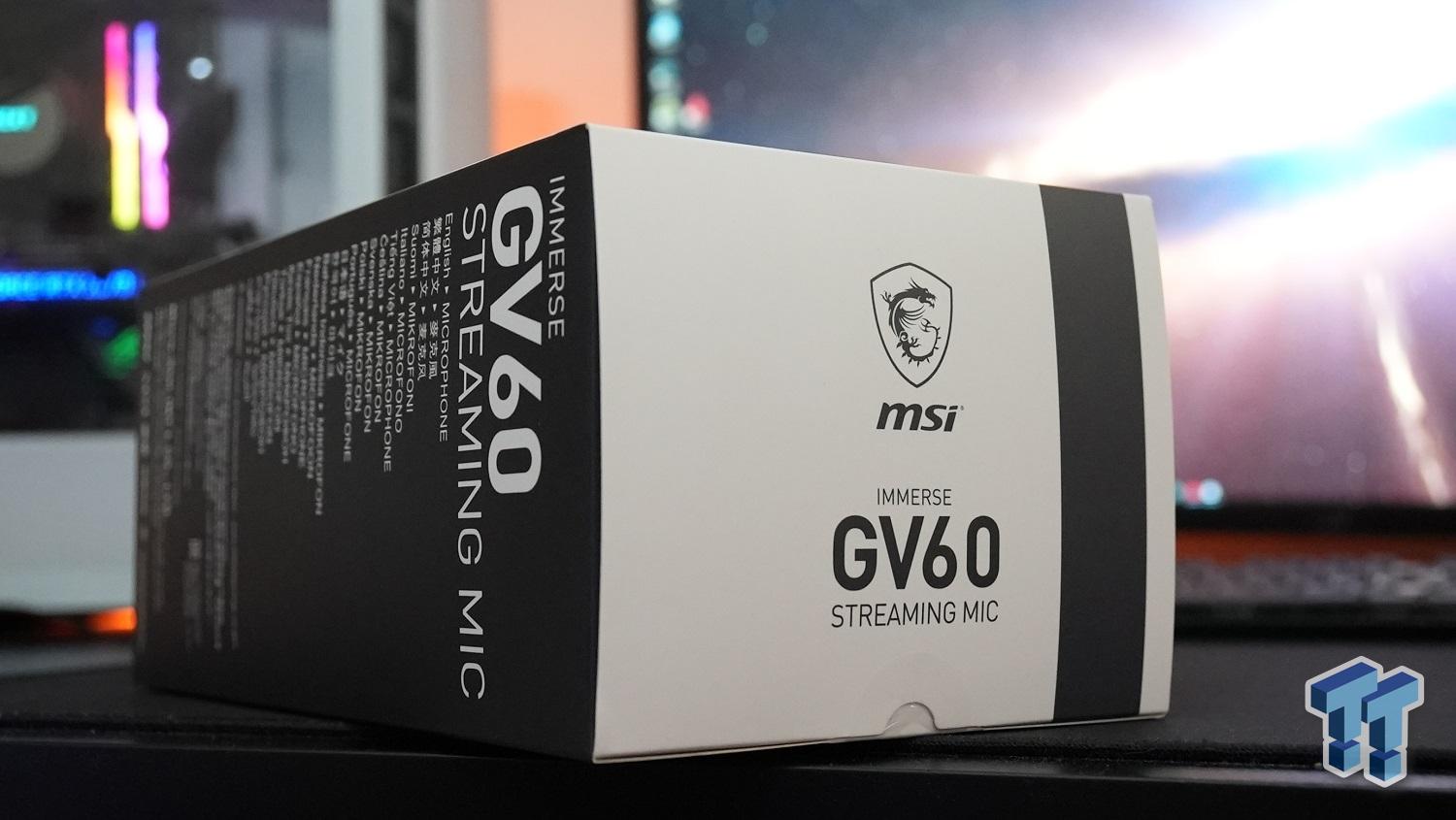 IMMERSE GV60 STREAMING MIC