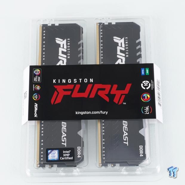KINGSTON FURY Beast RGB 16Go (2 X 8Go) DDR4 3200 MHZ CL16