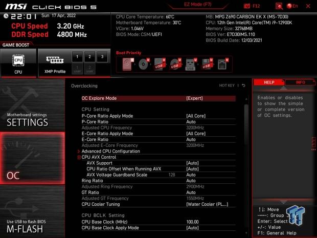 MPG Z690 CARBON EK X