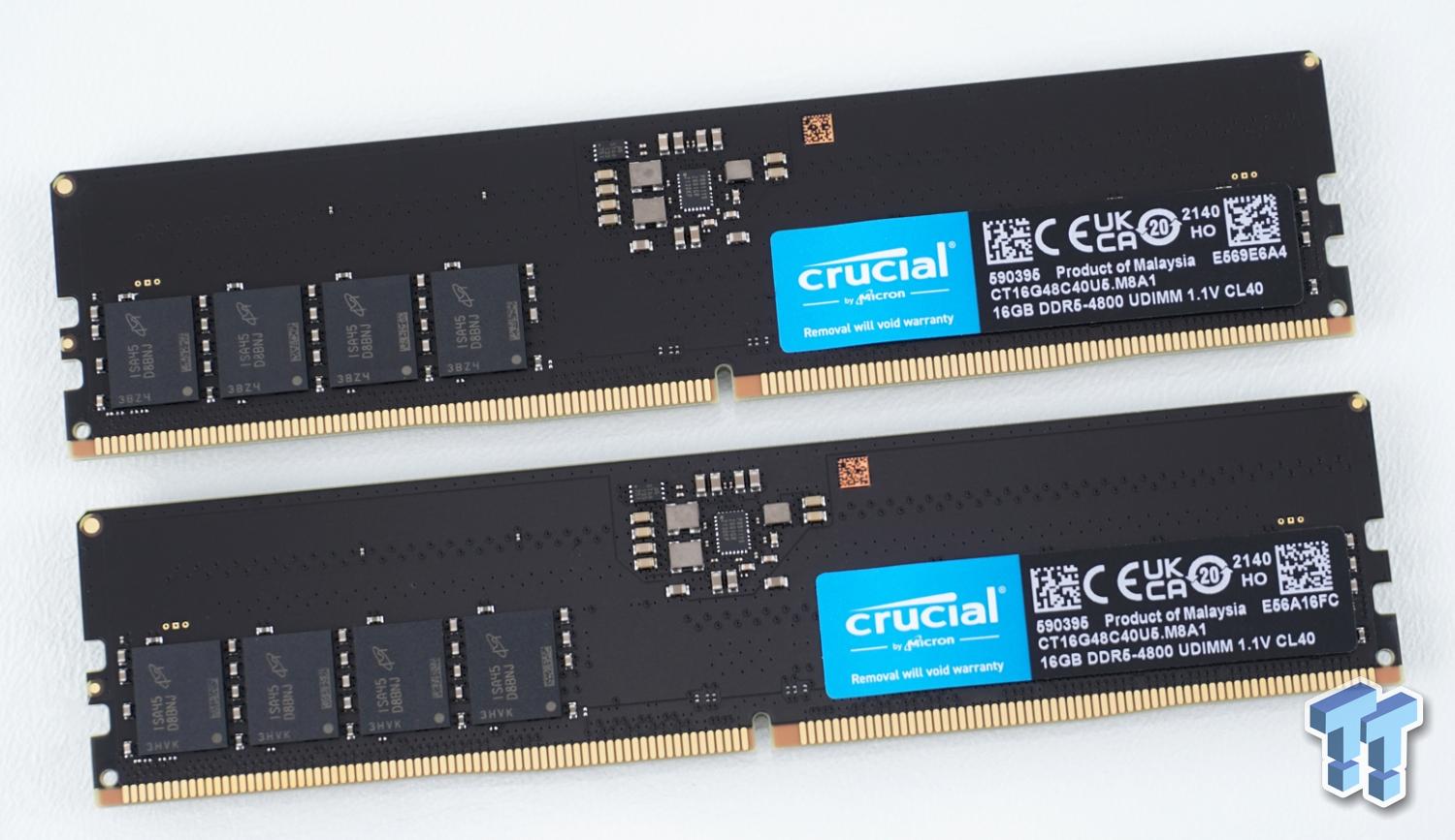 Crucial DDR5-4800 32GB Dual-Channel Memory Kit Review