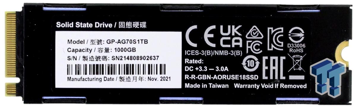 Gigabyte AORUS GP-AG4500G M.2 - Disque SSD Gigabyte 