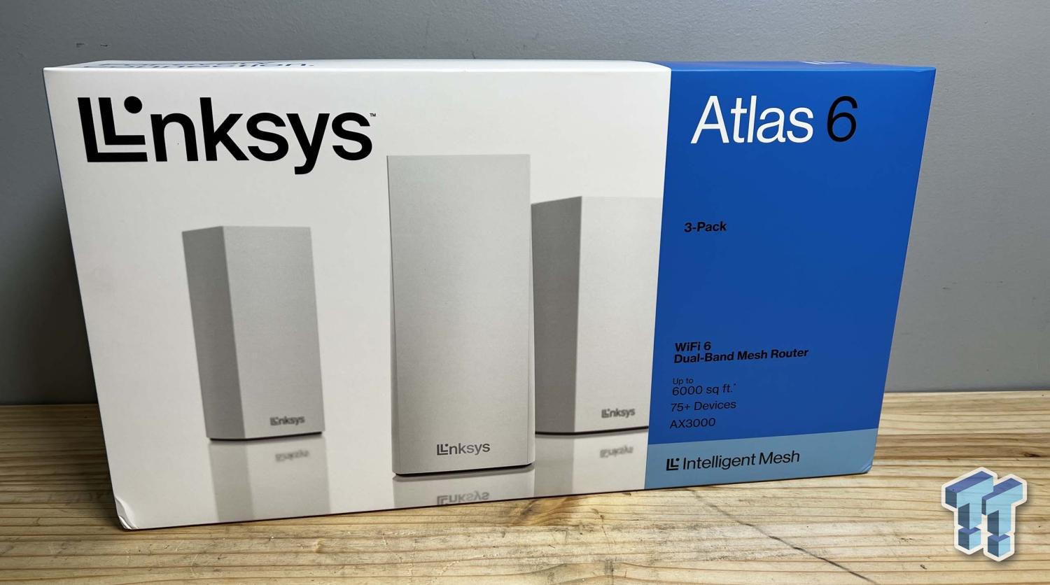 Atlas Pro 6 Dual-Band Mesh WiFi 6 Router System (AX5400), Linksys