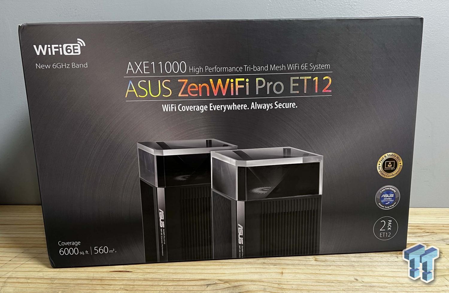 ASUS ZenWiFi Pro ET12 AXE11000 Wireless Mesh System Review