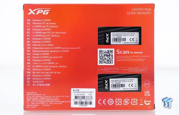 XPG Caster RGB DDR5-6400 32GB Dual-Channel Memory Kit Review