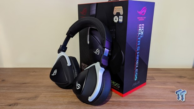 ASUS ROG Delta S Wireless / Bluetooth Gaming Headphones W/ Noise Cancelling  Mic
