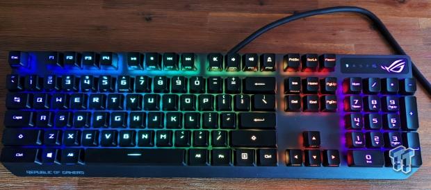 TECLADO ASUS XA05 ROG STRIX SCOPE RX/RD/US RGB GAMING ROG RX RED OPTICAL  MECHANICAL SWITCH USB 2.0, TECLADO