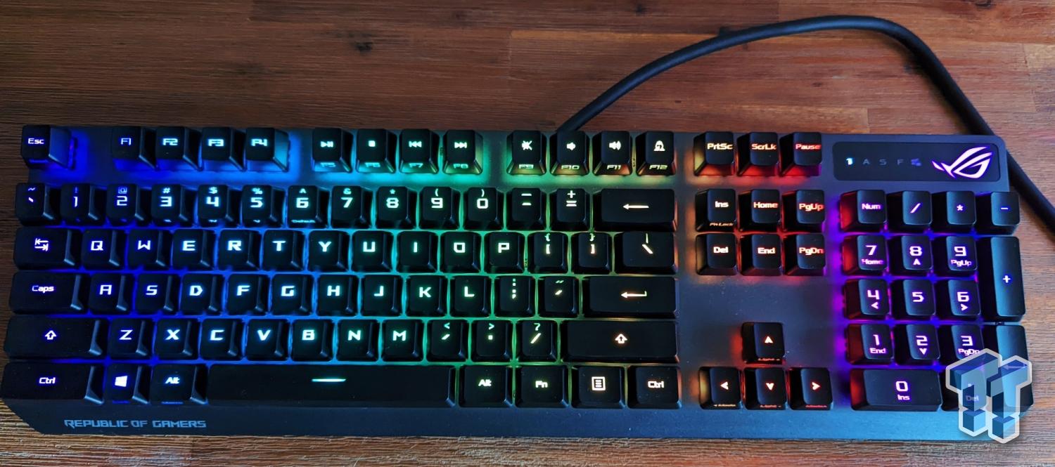 ASUS ROG STRIX SCOPE RX Gaming Keyboard Review