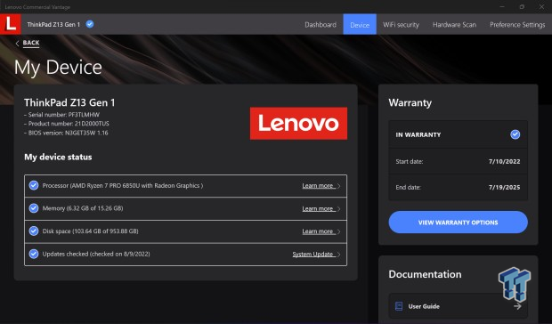 Lenovo ThinkPad Z13 AMD Ryzen Pro-powered Laptop Review 24 |  TweakTown.com