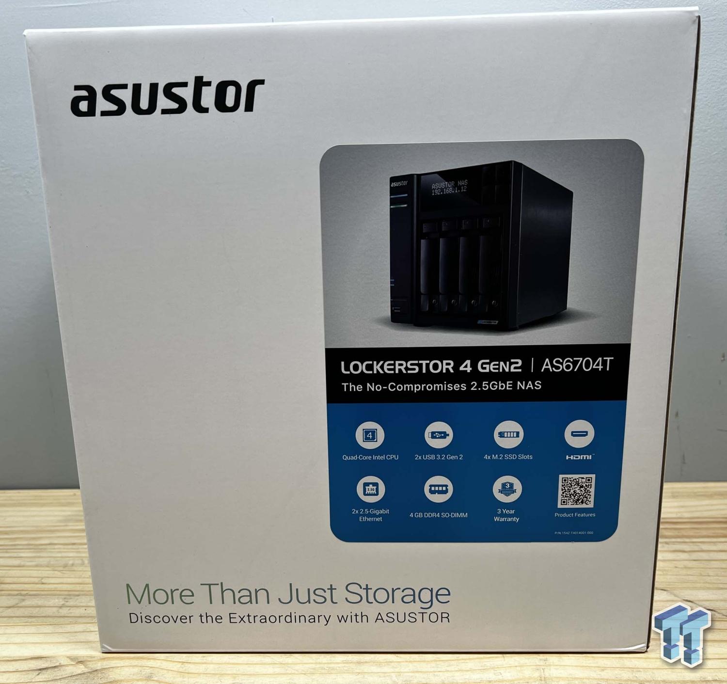 Asustor Lockerstor 4 Gen2 (AS6704T) NAS Review