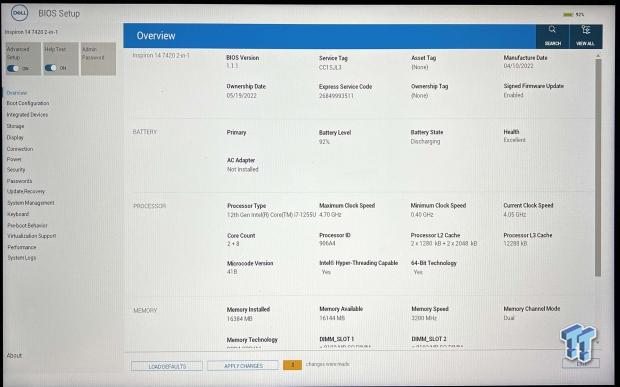 Dell Inspiron 14 (7420) 2-in-1 Touchscreen Laptop Review 20 | TweakTown.com