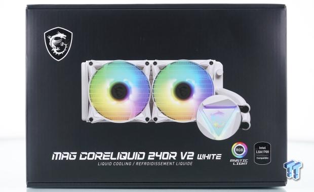 MSI MAG CoreLiquid 240R V2 Intel & AMD 240mm RGB LED Dual Fan CPU