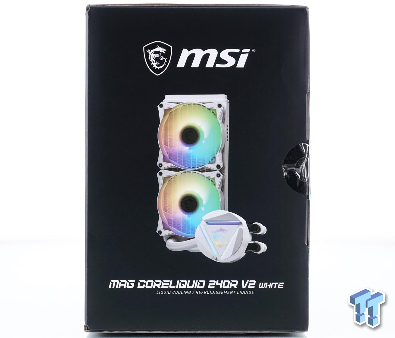 MSI MAG CORELIQUID 240R V2 WHITE - Ventilateur processeur