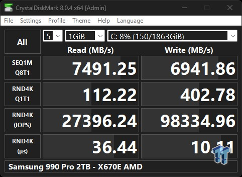 Đánh giá SSD SSD của Samsung 990 Pro - Cấp cao hơn 13