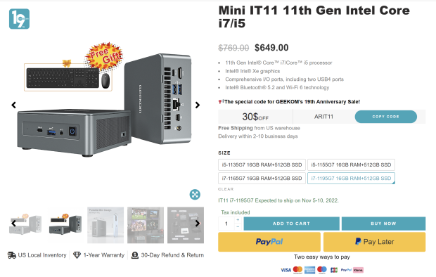 Geekom IT11 Mini PC review: A home run for working from home