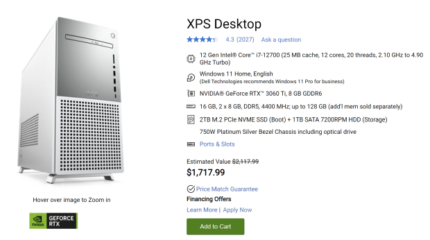 Dell XPS 8950 Desktop PC Review