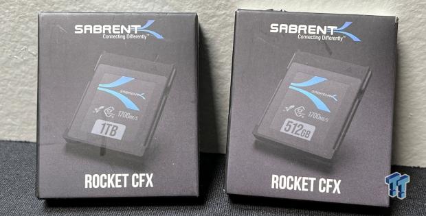 Sabrent Rocket CFX Express Type-B 512GB & 1TB Memory Cards 