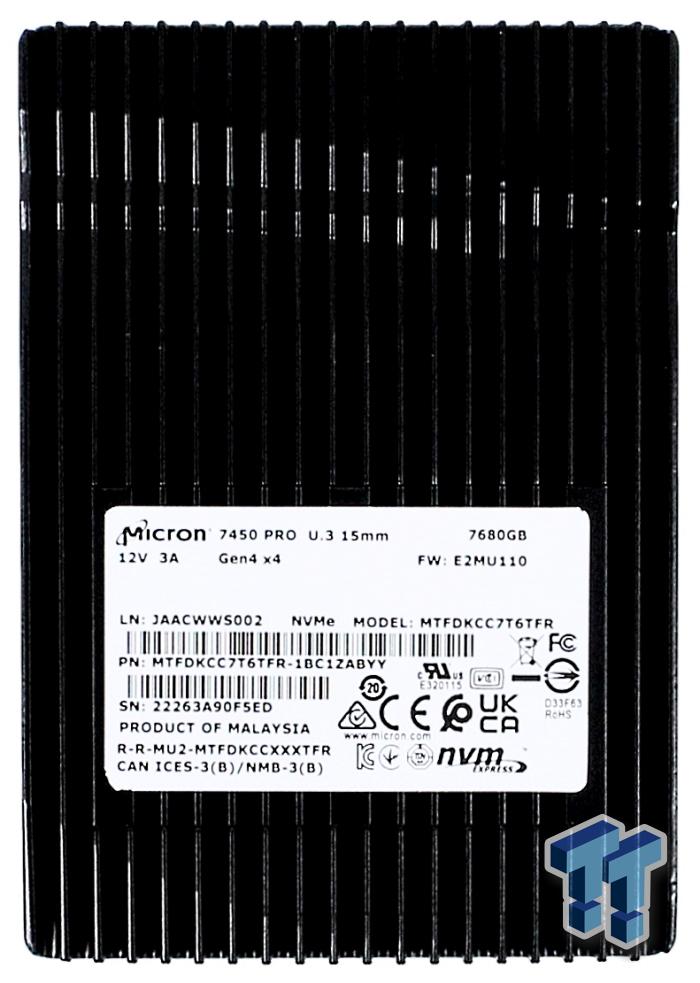 Micron 7450 Pro 7.68TB Enterprise SSD Review - Double Density