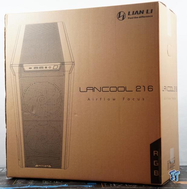 LIAN LI LANCOOL 216 X Black Steel / Tempered Glass ATX Mid Tower