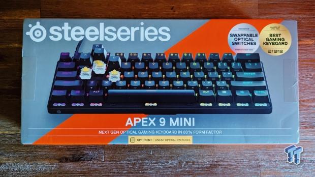 SteelSeries Apex 9 Mini unboxing and sound test (swappable linear optical  switches) 