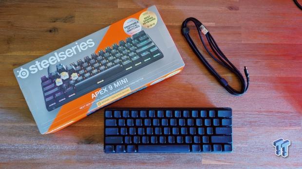 SteelSeries Apex 9 Mini Optical Gaming Keyboard review - CGMagazine