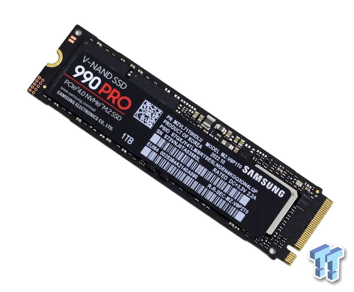 Samsung - 990 PRO 1TB Internal SSD PCle Gen 4x4 NVMe MZ-V9P1T0