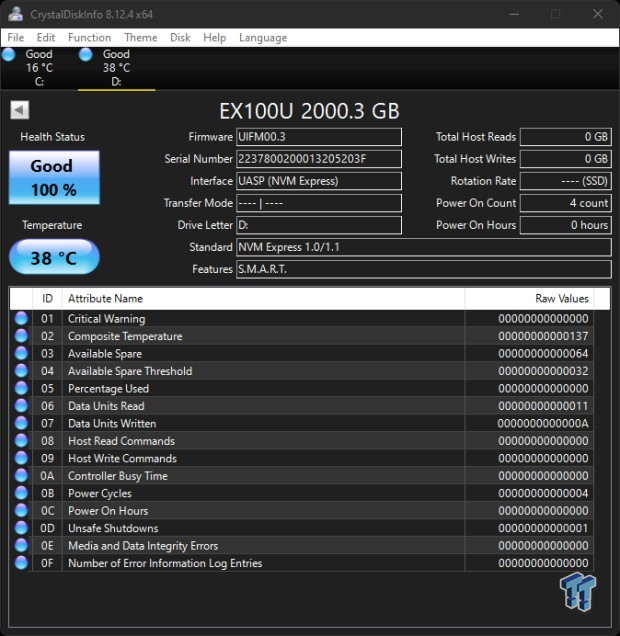 CORSAIR EX100U 2TB Prtbl US