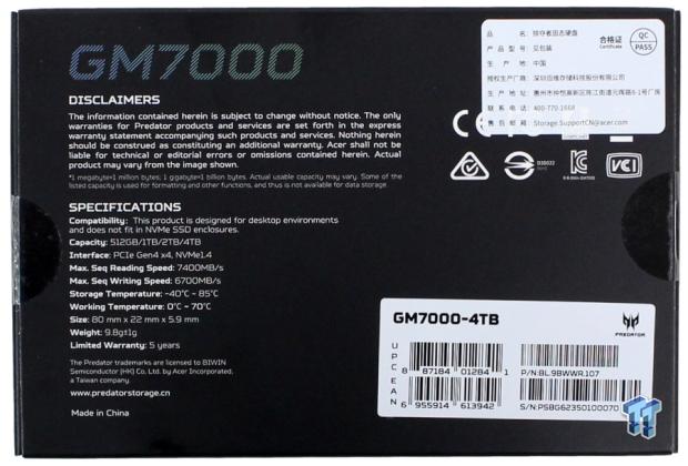 Acer Predator GM7000 4TB SSD Review - 4TB of Elite Performance 04 Acer Predator GM7000 4TB SSD Review - 4TB of Elite Performance 04