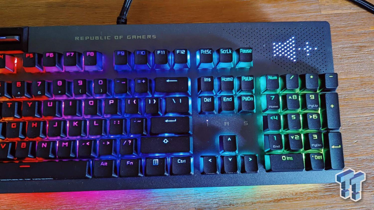 ASUS ROG Strix Flare II Animate Gaming Keyboard Review