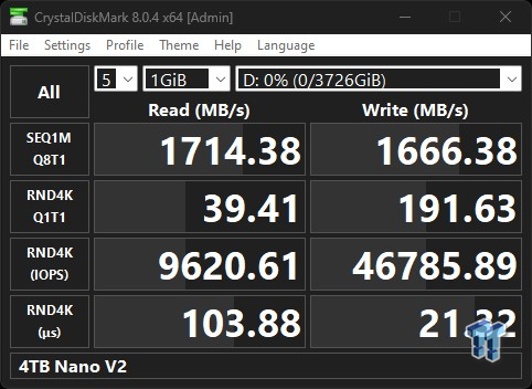 Sabrent Rocket Nano V2 4TB SSD Review - Copious Amounts of Native