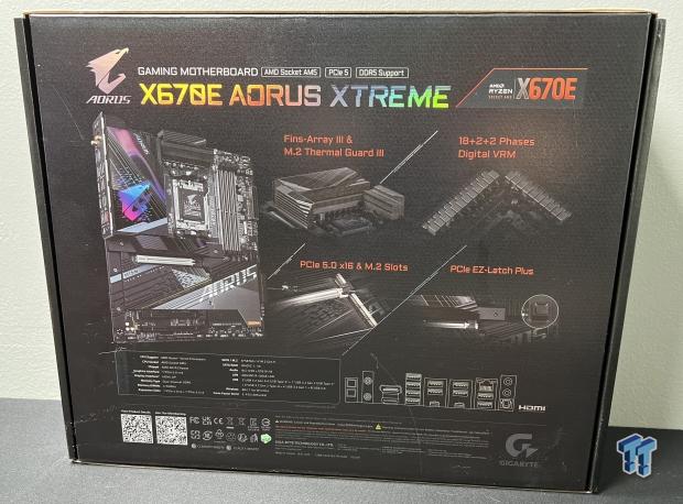 X670E AORUS XTREME (rev. 1.x) Características