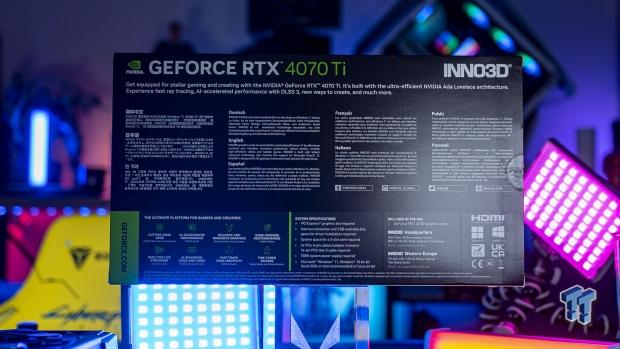 Inno3D GeForce RTX 4070 Ti iCHILL X3 Review