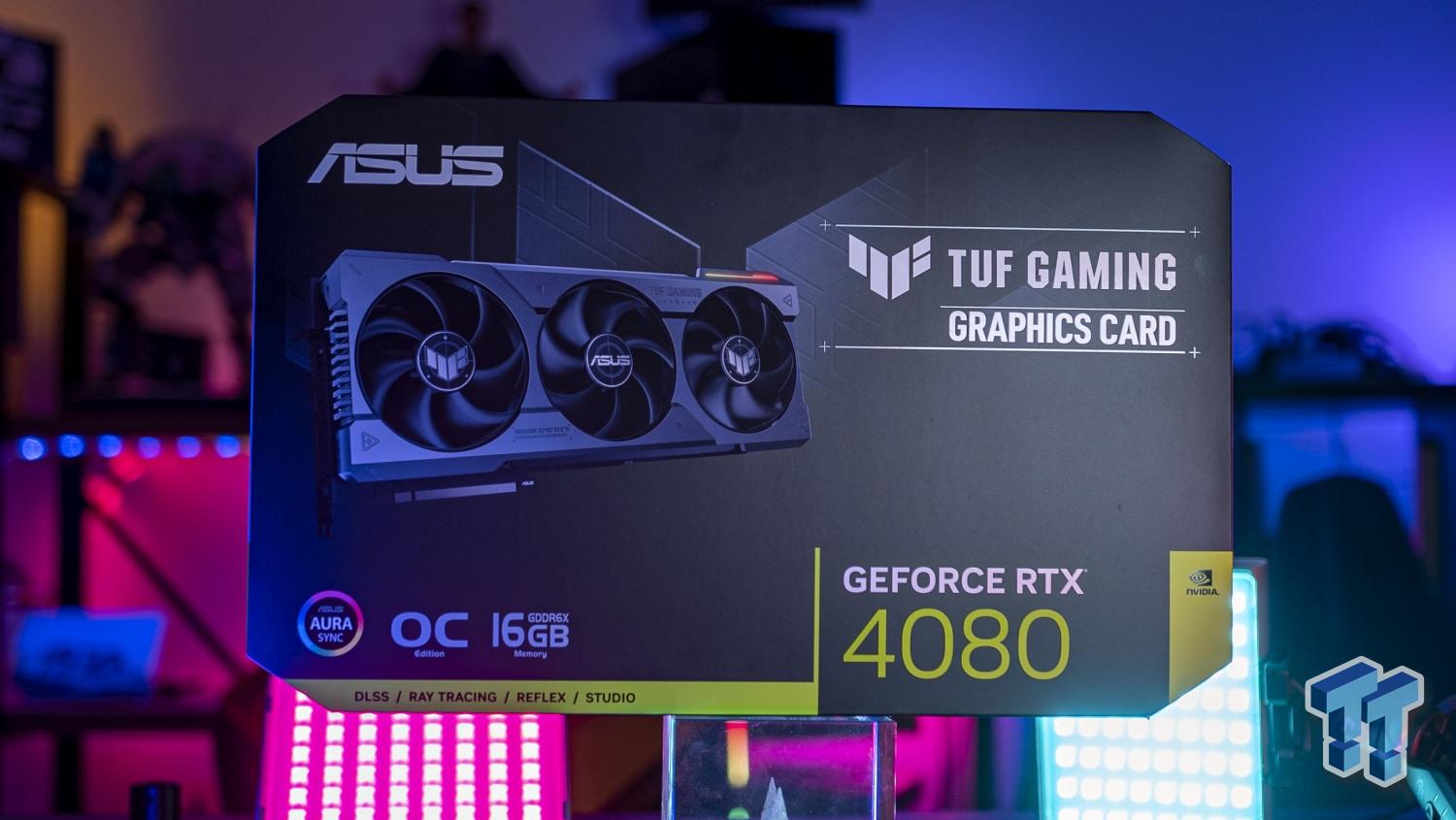 ASUS TUF Gaming GeForce RTX 4080 16GB OC Edition Review - New