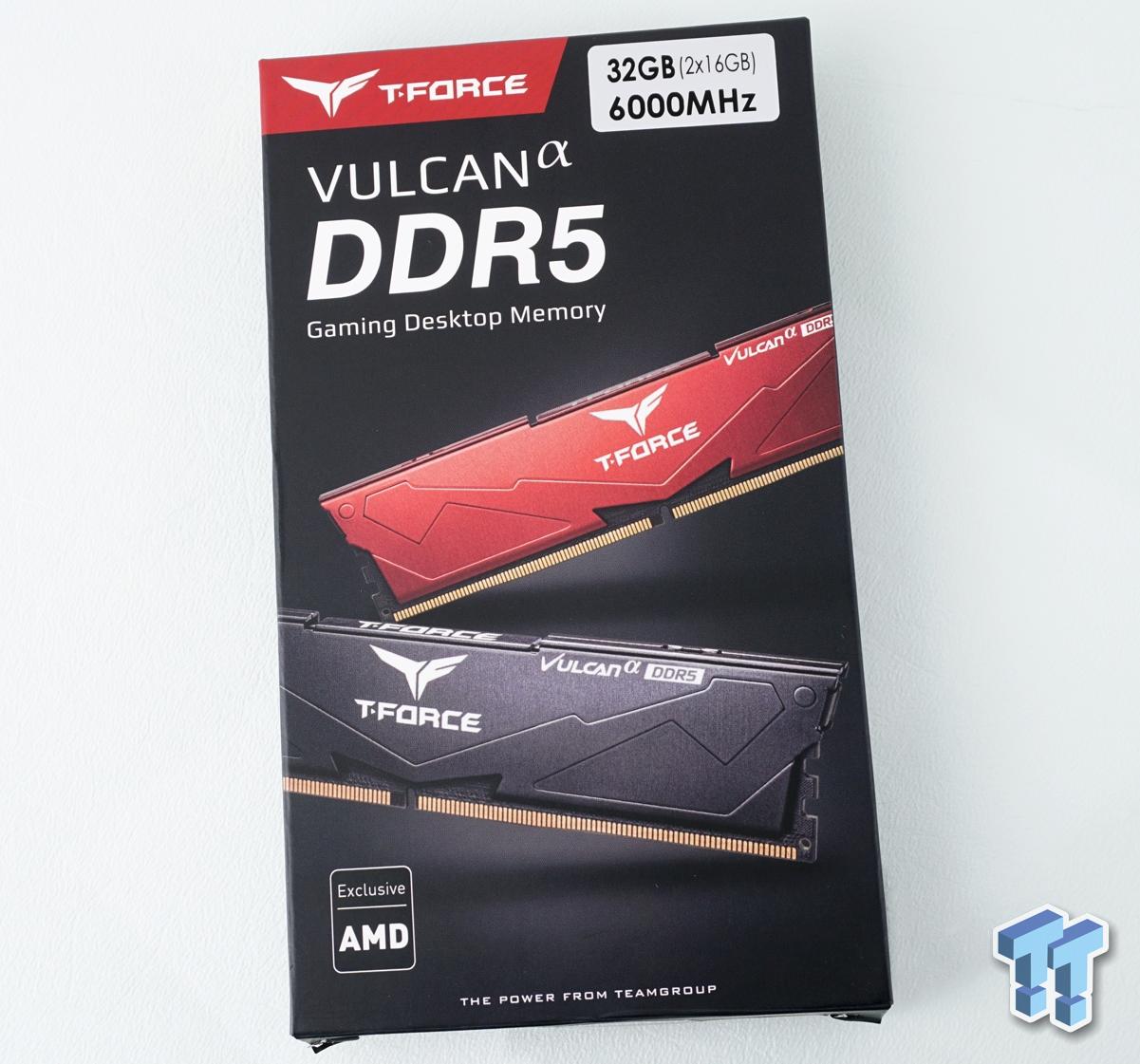 TEAM T-Force Vulcan Alpha DDR5-6000 32GB Dual-Channel Memory Kit