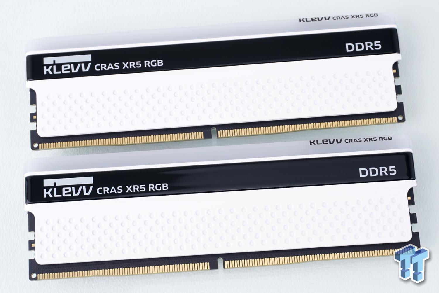 KLEVV CRAS XR RGB DDR5 - Mémoire PC RAM - 32Go (2x16Go) - 6000 MHz  PC5-48000 - CAS 40 (KD5AGUA80-60E400S) - Cdiscount Informatique