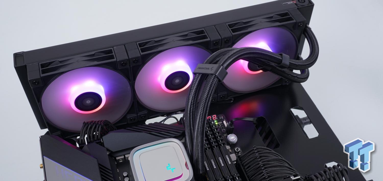 Cooling System DeepCool LS720 RGB White - Photos, Technical